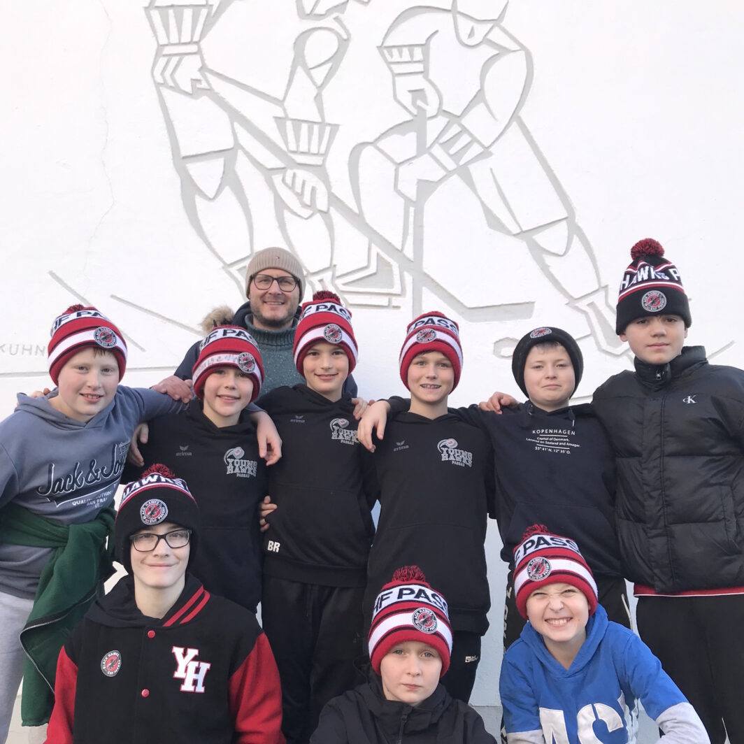 Bestickte Mützen Mannschaft Eishockey Passau U13