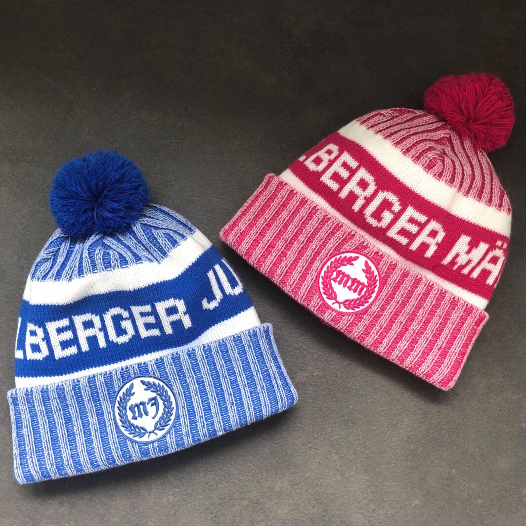 Mützen bestickt für Fußballfans Jungs und Mädels