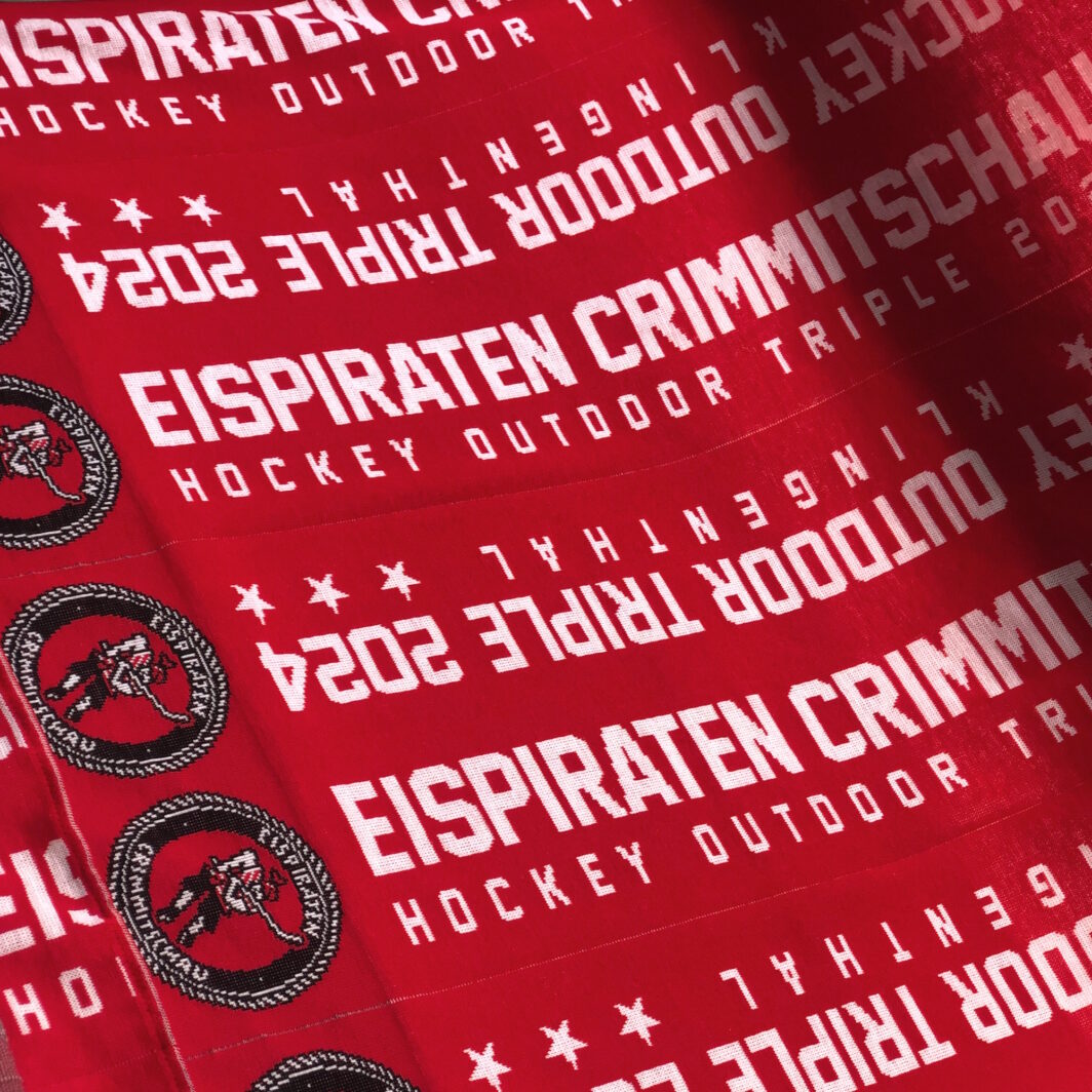 Fanschals Eishockey Eispiraten Crimmitschau Produktion