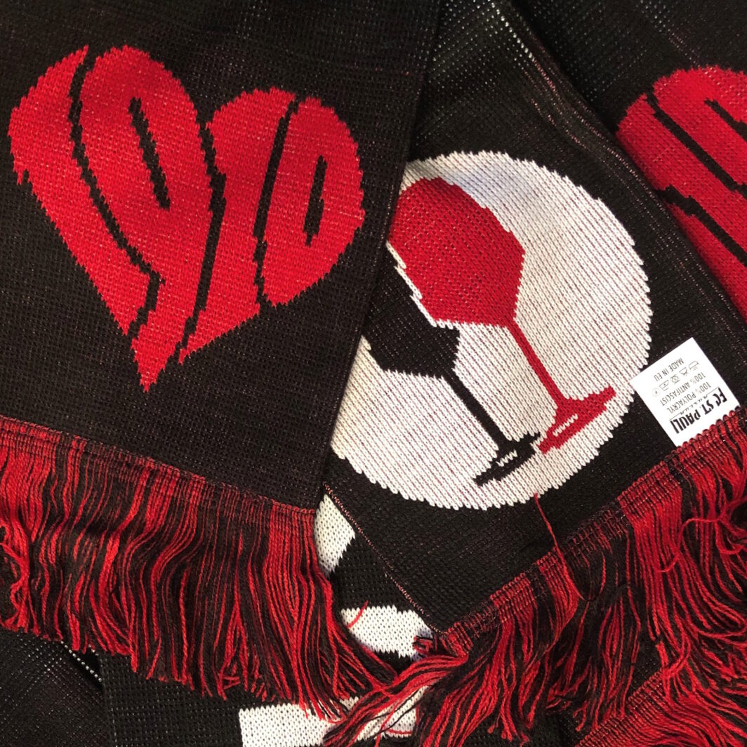 Schals FC St. Pauli Museum Herz 1910 Weingläser