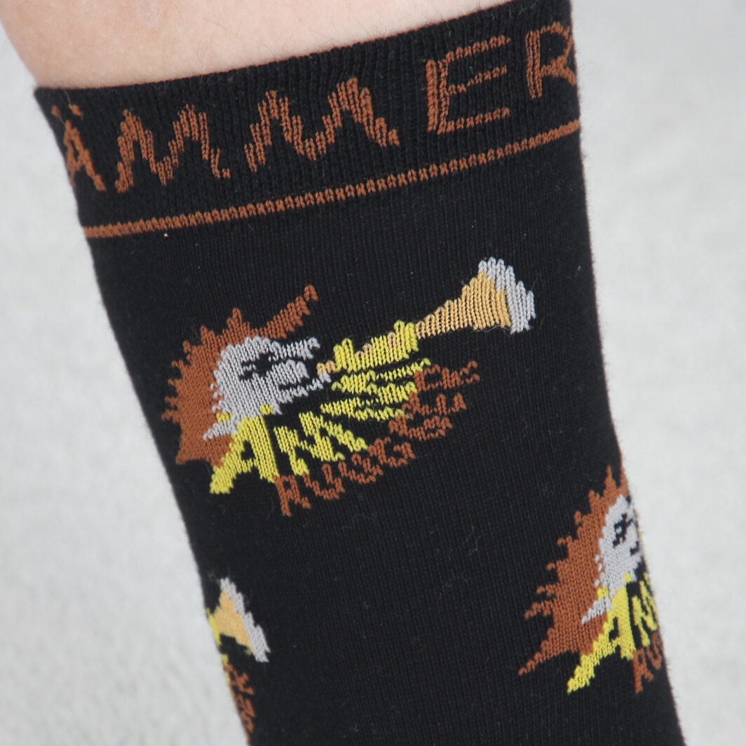 Socken Logos und Schrift Schweizer Kapelle