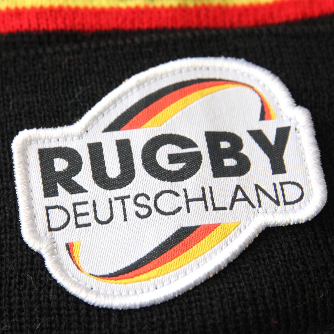 Gewebtes Patch Mütze Sportverband Rugby