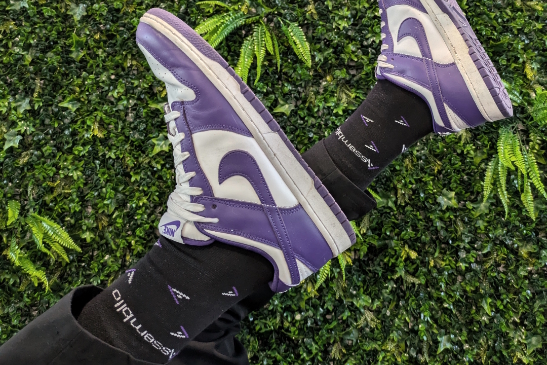 Socken mit mehreren Firmenlogos Nike-Sneaker