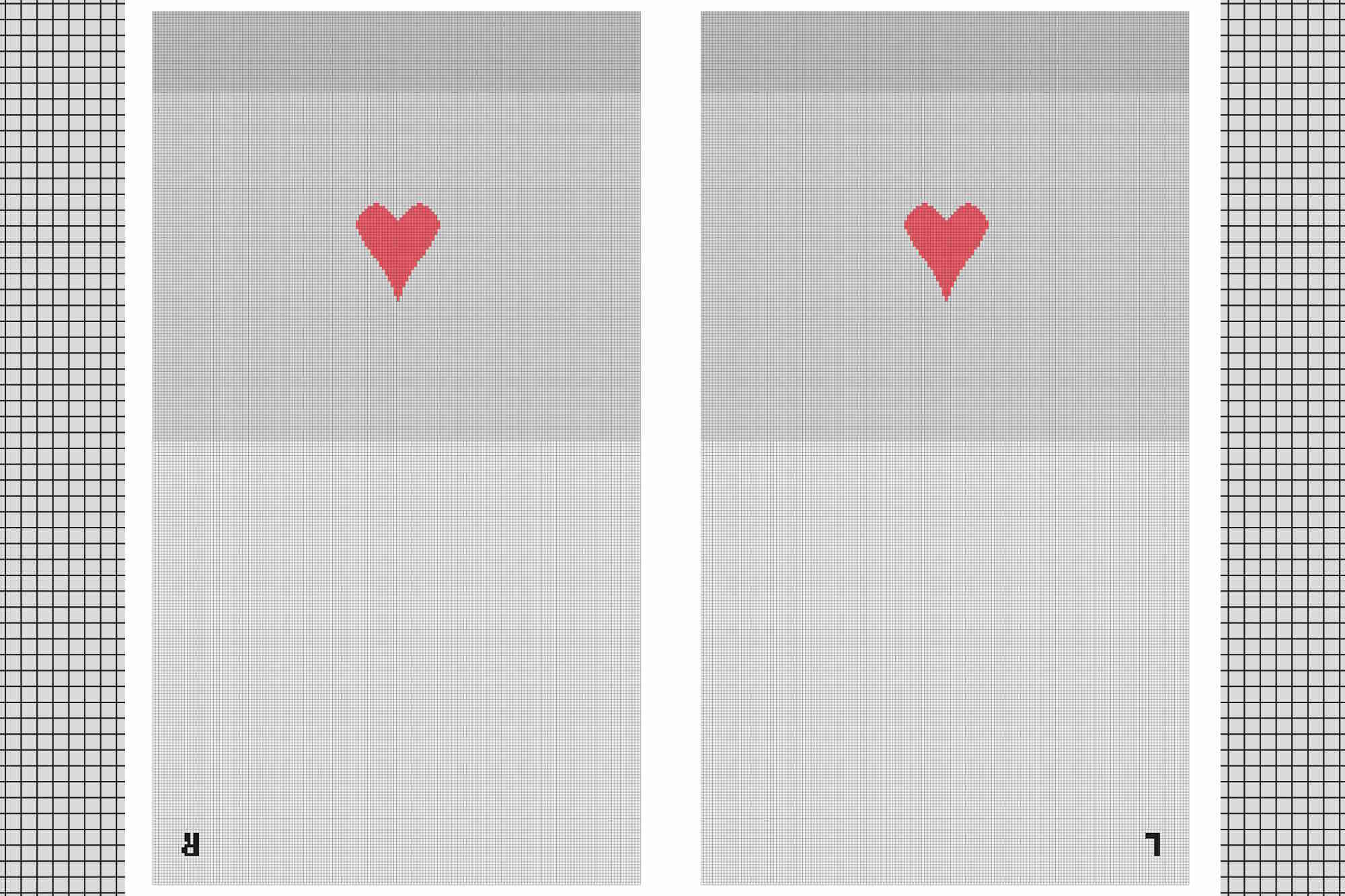 Socken bedrucken Design mit Herzen links rechts