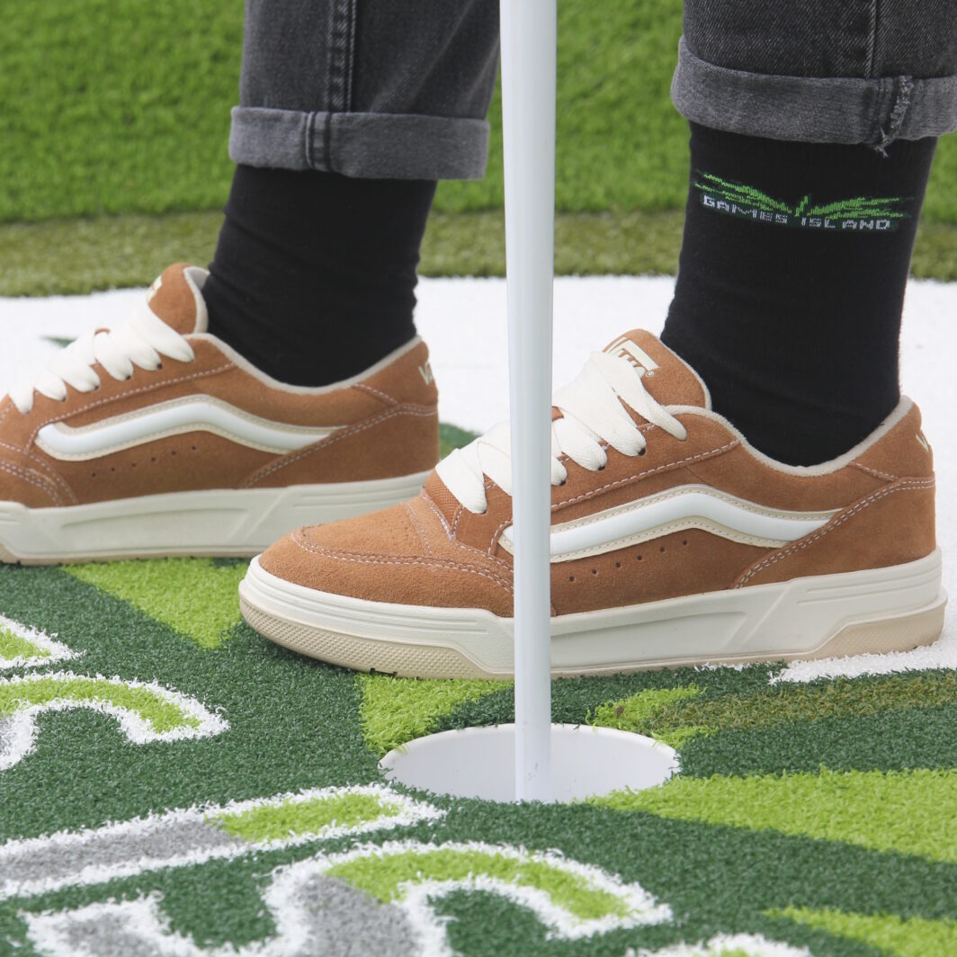 Businesssocken mit Logo Games Island Vans Sneaker Adventure-Golfplatz