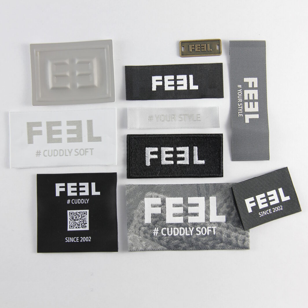 Etiketten für Apparel