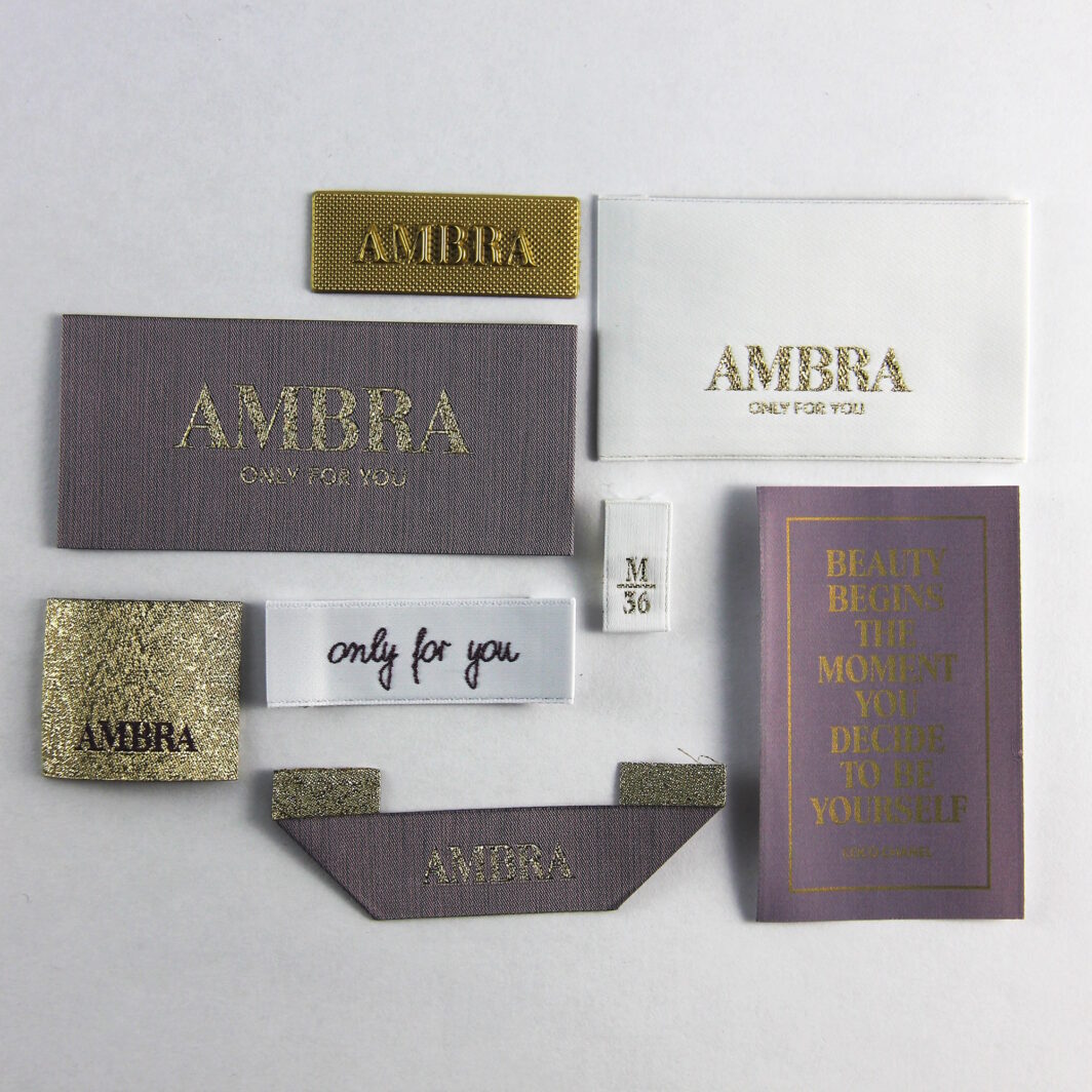 Labels und Etiketten für Textilien
