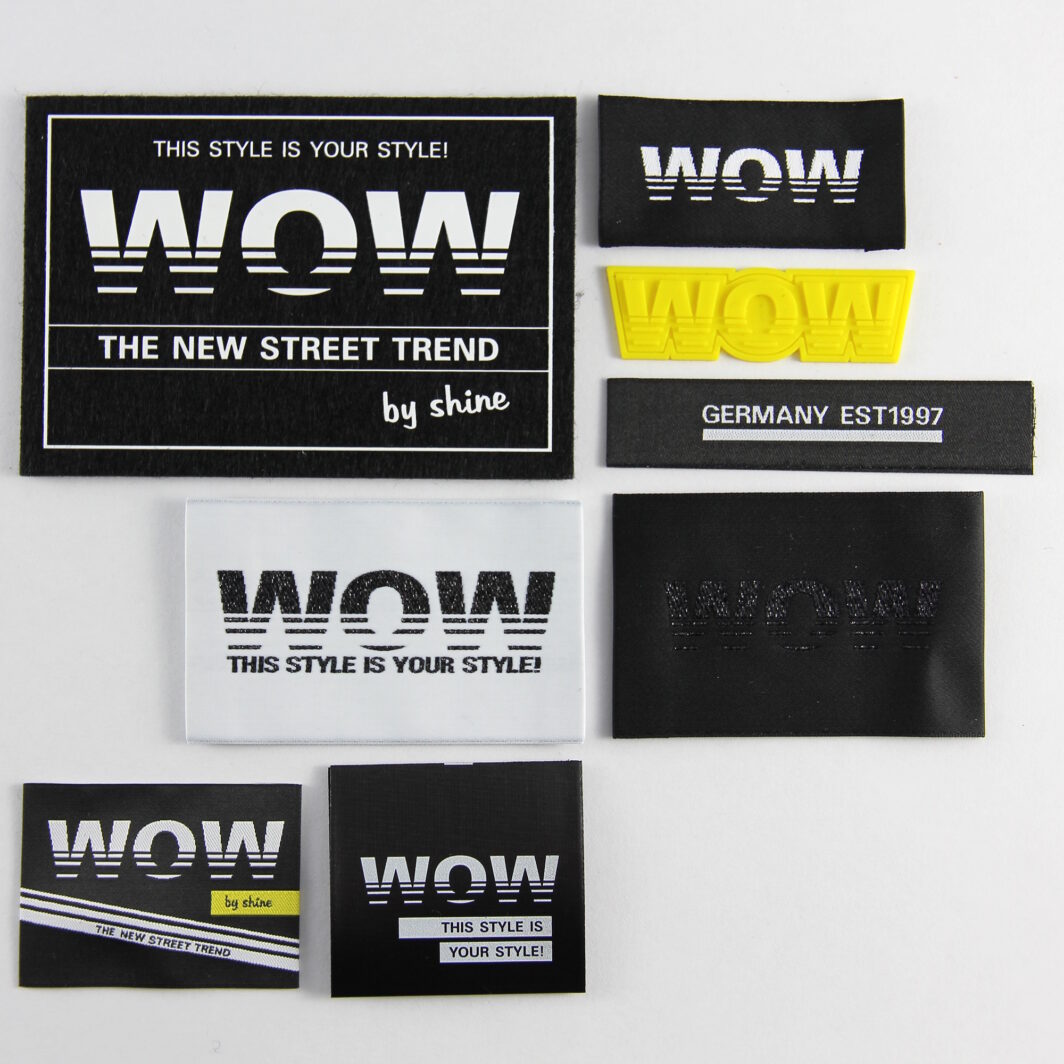 Aufnäher und Etiketten für Modelabel