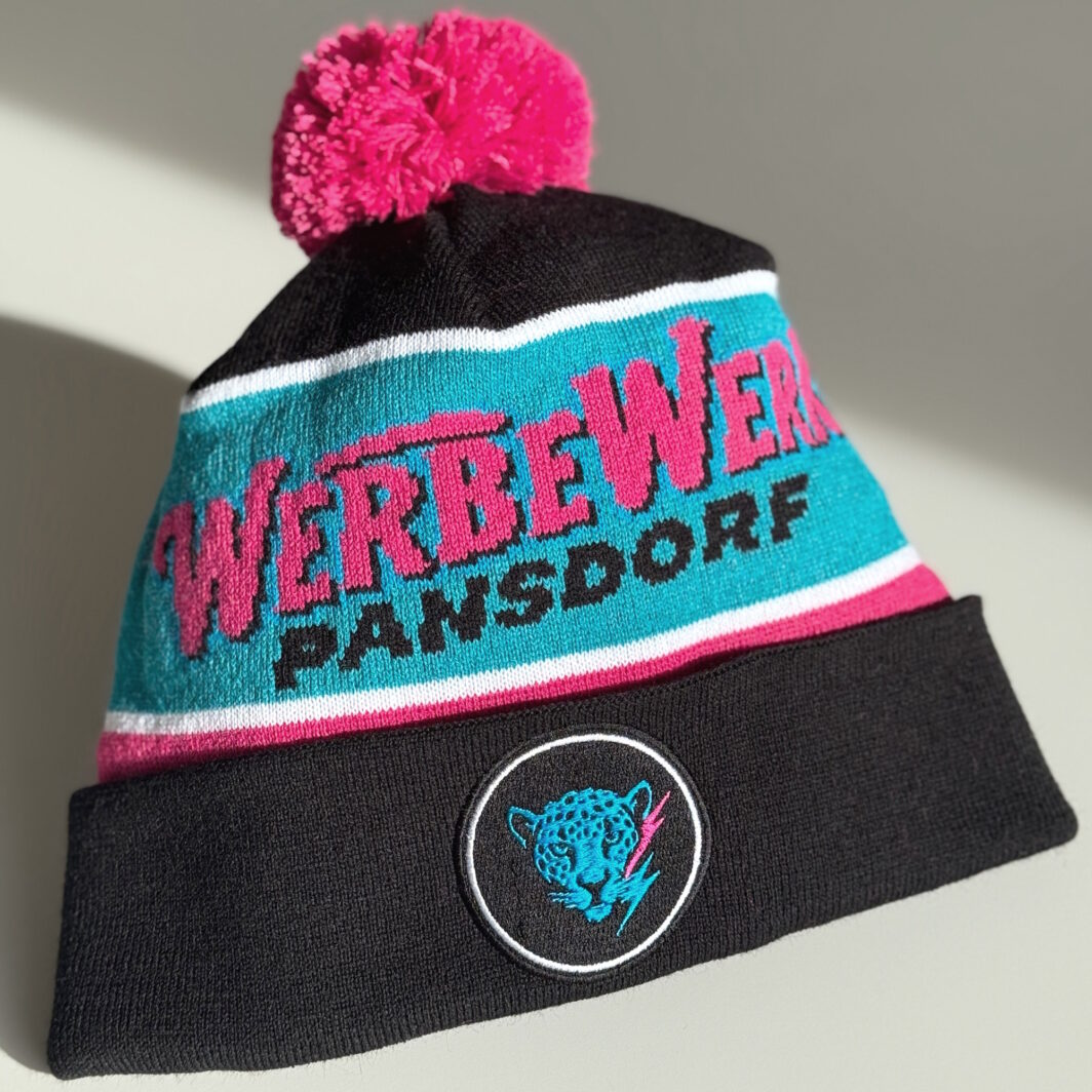 Mütze Textildruckerei Werbeartikel bestickt mit Logo